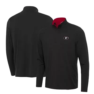 NCAA Georgia Bulldogs Content Quarter-Zip Pullover Top