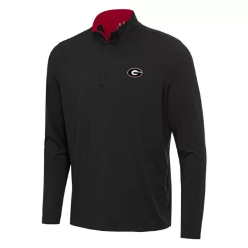 NCAA Georgia Bulldogs Content Quarter-Zip Pullover Top
