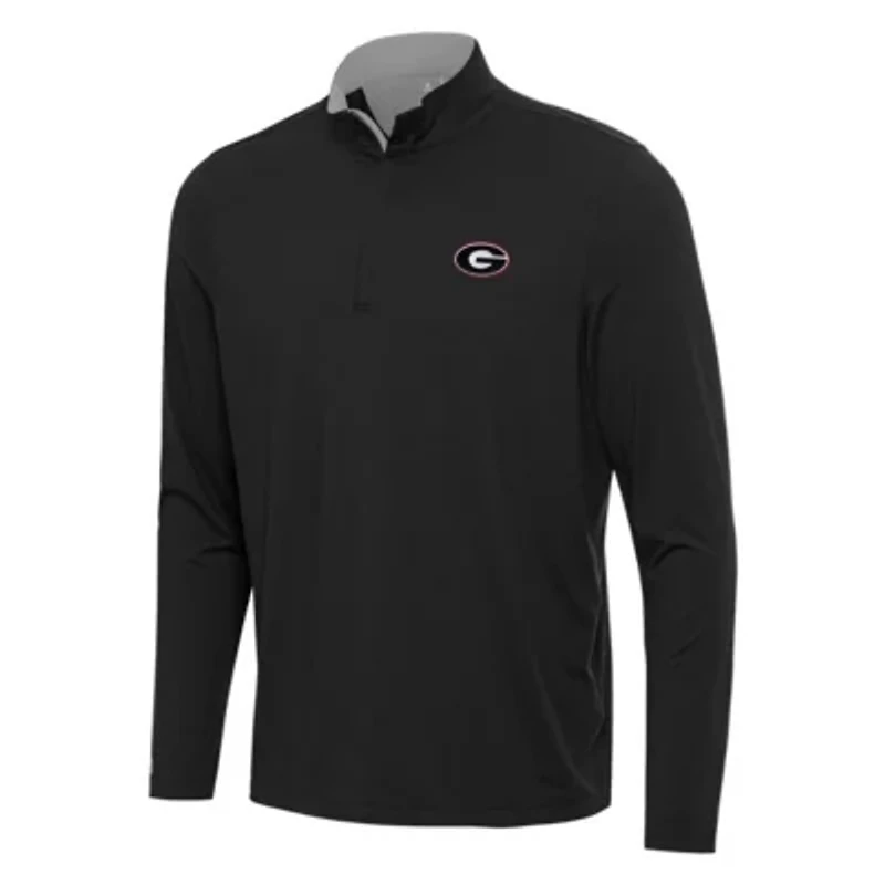 NCAA Georgia Bulldogs Content Quarter-Zip Pullover Top