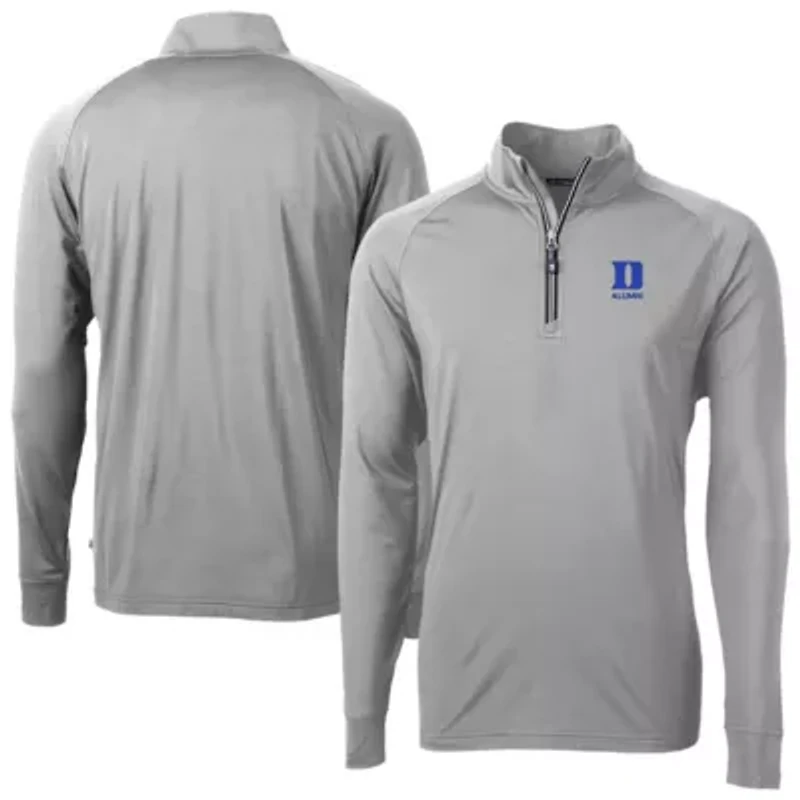 Duke Blue Devils NCAA Adapt Eco Knit Stretch Recycled Raglan DryTec Quarter-Zip Top