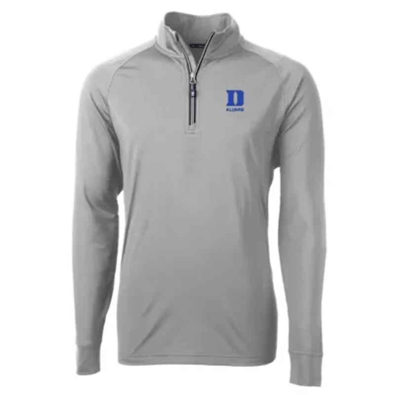 Duke Blue Devils NCAA Adapt Eco Knit Stretch Recycled Raglan DryTec Quarter-Zip Top