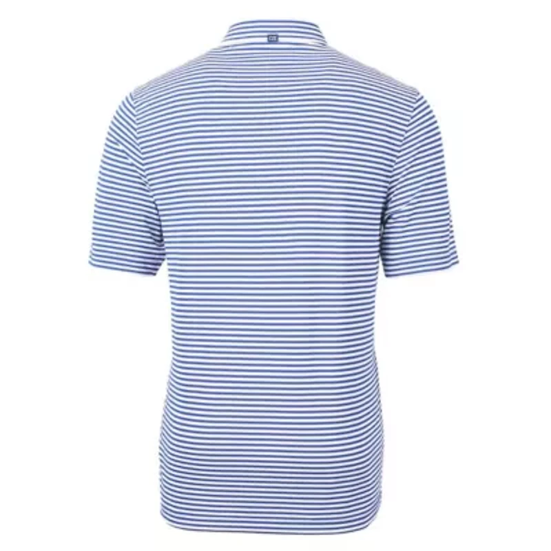 Duke Blue Devils NCAA Virtue Eco Pique Stripe Recycled DryTec Polo