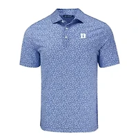 Duke Blue Devils NCAA Pike Eco Flora Print Recycled Polo