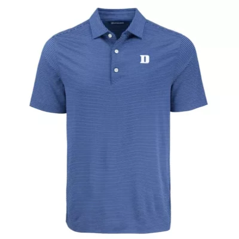 Duke Blue Devils NCAA Forge Eco Fine Line Stripe Polo