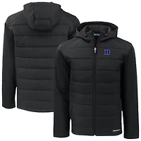 Duke Blue Devils NCAA Evoke Hybrid Eco Softshell Recycled Full-Zip Hoodie Jacket