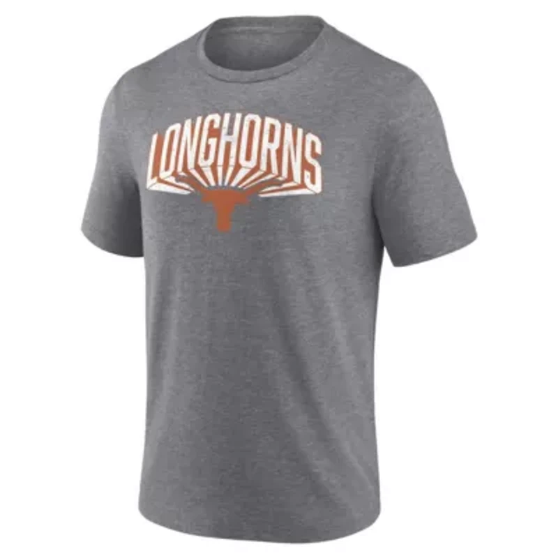 NCAA Fanatics Texas Longhorns Tri-Blend 3D Burst T-Shirt