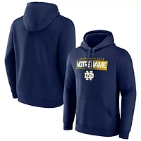 NCAA Fanatics Notre Dame Fighting Irish Iconic Fleece Down The Field Pullover Hoodie