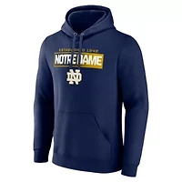 NCAA Fanatics Notre Dame Fighting Irish Iconic Fleece Down The Field Pullover Hoodie