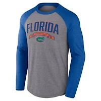 NCAA Fanatics Florida Gators Banner Year Tri-Blend Raglan Long Sleeve T-Shirt