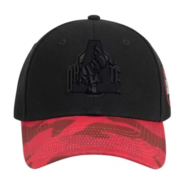 NCAA Black/Scarlet Ohio State Buckeyes On Our Honor Adjustable Hat