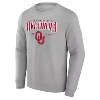 NCAA Fanatics Oklahoma Sooners True Classics Act Fast Fleece Pullover Sweatshirt
