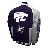 NCAA Franchise Club Kansas State Wildcats Spirit Cotton Twill Full-Snap Jacket