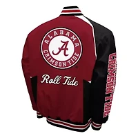 Alabama Crimson Tide NCAA Franchise Club Spirit Cotton Twill Full-Snap Jacket