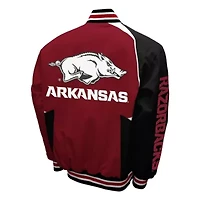 NCAA Franchise Club Arkansas Razorbacks Spirit Cotton Twill Full-Snap Jacket