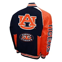 NCAA Franchise Club Auburn Tigers Spirit Cotton Twill Full-Snap Jacket