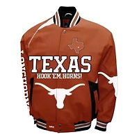 NCAA Franchise Club Texas Longhorns Spirit Cotton Twill Full-Snap Jacket