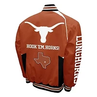 NCAA Franchise Club Texas Longhorns Spirit Cotton Twill Full-Snap Jacket