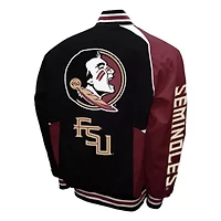 NCAA Franchise Club Florida State Seminoles Spirit Cotton Twill Full-Snap Jacket