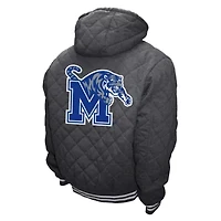 NCAA Franchise Club Memphis Tigers Diamond Quilted Full-Zip Hoodie Jacket
