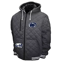 NCAA Franchise Club Penn State Nittany Lions Diamond Quilted Full-Zip Hoodie Jacket