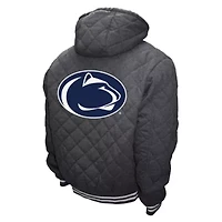 NCAA Franchise Club Penn State Nittany Lions Diamond Quilted Full-Zip Hoodie Jacket