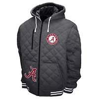 Alabama Crimson Tide NCAA Franchise Club Diamond Quilted Full-Zip Hoodie Jacket
