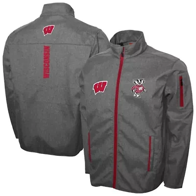 NCAA Franchise Club Wisconsin Badgers XT2 Softshell Full-Zip Jacket