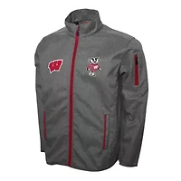 NCAA Franchise Club Wisconsin Badgers XT2 Softshell Full-Zip Jacket