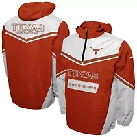 NCAA Franchise Club Texas Longhorns Action Anorak Half-Zip Jacket