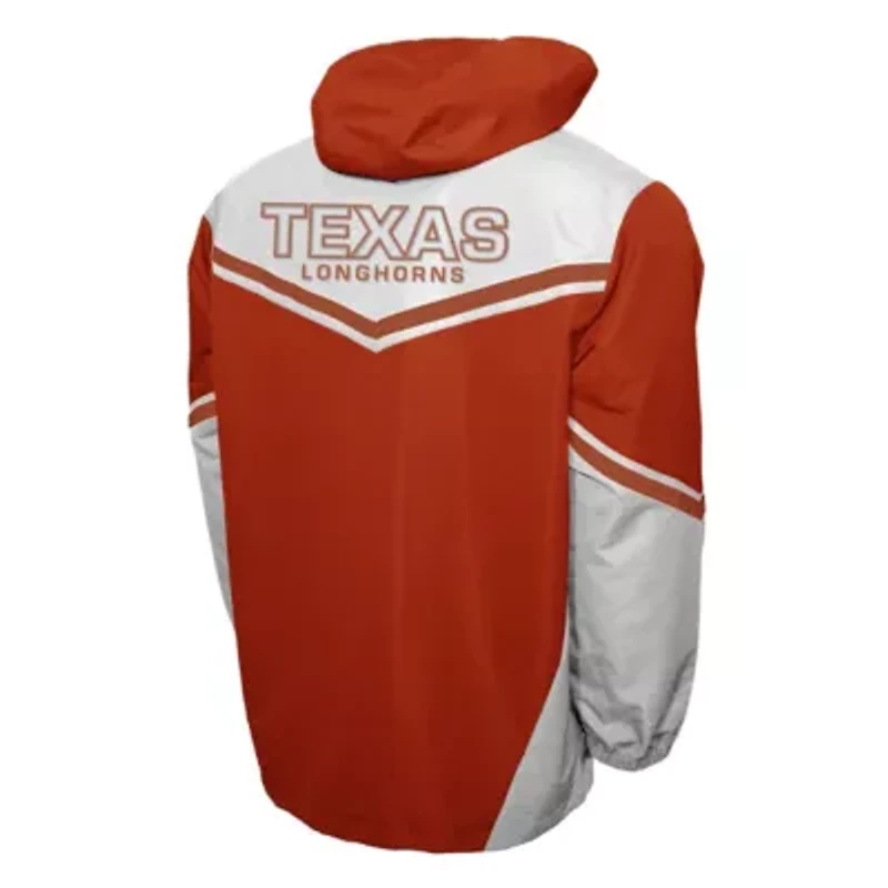NCAA Franchise Club Texas Longhorns Action Anorak Half-Zip Jacket