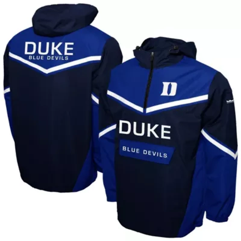 Duke Blue Devils NCAA Franchise Club Action Anorak Half-Zip Jacket