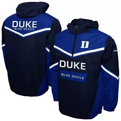 Duke Blue Devils NCAA Franchise Club Action Anorak Half-Zip Jacket