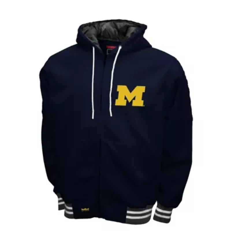 NCAA Franchise Club Michigan Wolverines Grind Full-Zip Hoodie Jacket