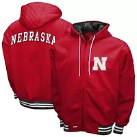 NCAA Franchise Club Nebraska Huskers Grind Full-Zip Hoodie Jacket