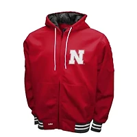 NCAA Franchise Club Nebraska Huskers Grind Full-Zip Hoodie Jacket