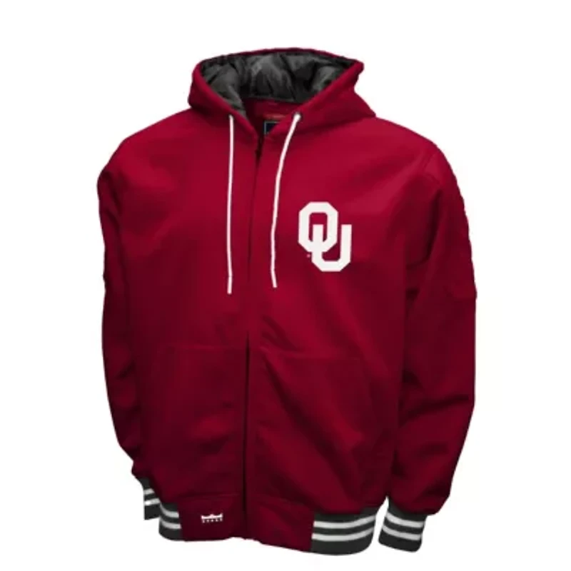 NCAA Franchise Club Oklahoma Sooners Grind Full-Zip Hoodie Jacket