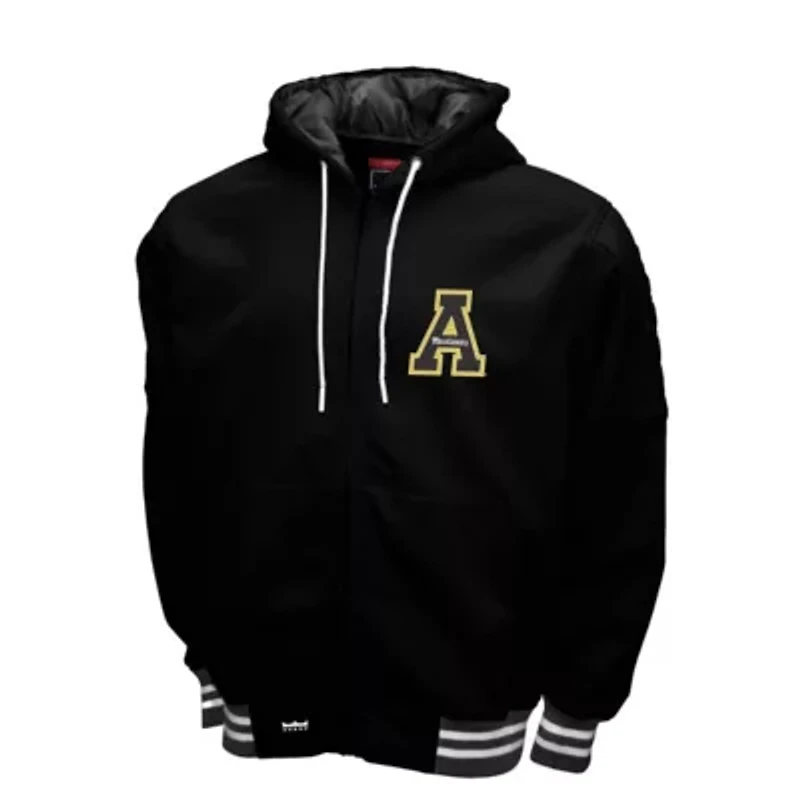 NCAA Franchise Club Appalachian State Mountaineers Grind Full-Zip Hoodie Jacket