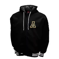 NCAA Franchise Club Appalachian State Mountaineers Grind Full-Zip Hoodie Jacket