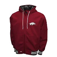 NCAA Franchise Club Arkansas Razorbacks Grind Full-Zip Hoodie Jacket