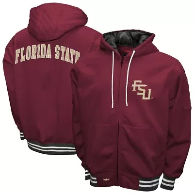 NCAA Franchise Club Florida State Seminoles Grind Full-Zip Hoodie Jacket