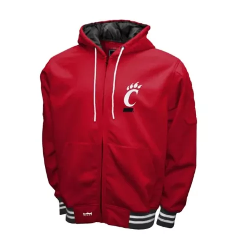 NCAA Franchise Club Cincinnati Bearcats Grind Full-Zip Hoodie Jacket