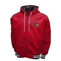 NCAA Franchise Club Louisville Cardinals Grind Full-Zip Hoodie Jacket