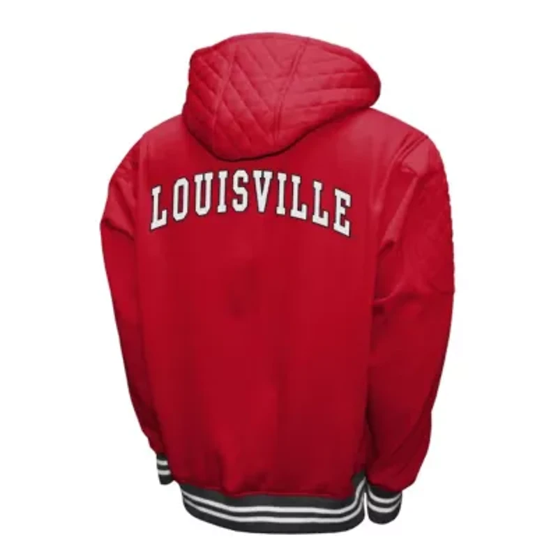 NCAA Franchise Club Louisville Cardinals Grind Full-Zip Hoodie Jacket