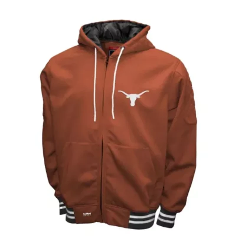 NCAA Franchise Club Texas Longhorns Grind Full-Zip Hoodie Jacket