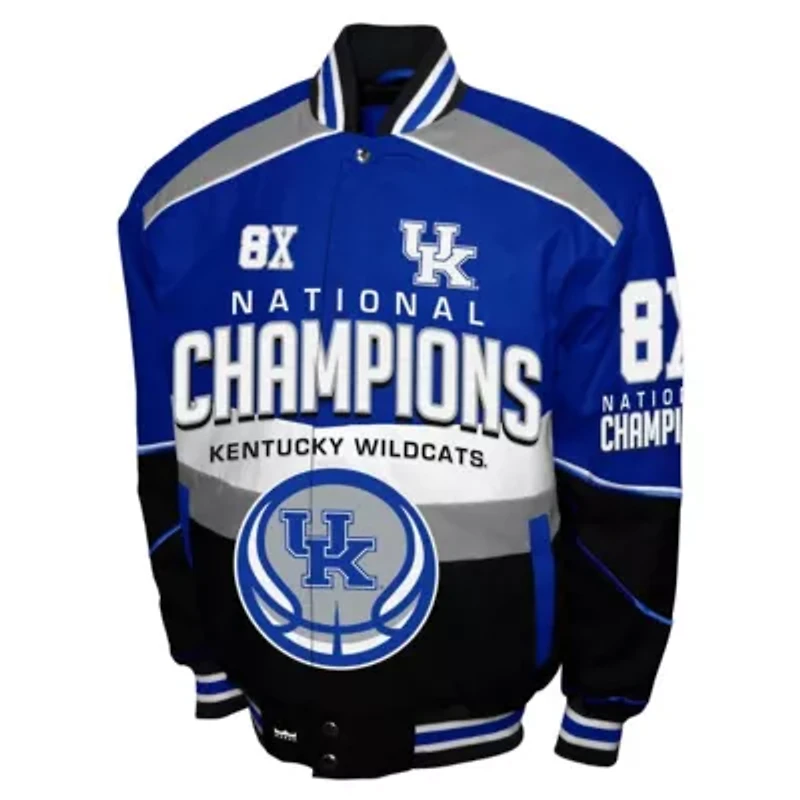 NCAA Franchise Club Kentucky Wildcats Cotton Twill Full-Snap Jacket