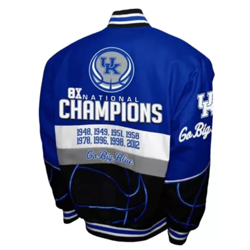 NCAA Franchise Club Kentucky Wildcats Cotton Twill Full-Snap Jacket