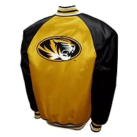 NCAA Franchise Club Missouri Tigers Satin Full-Snap Jacket