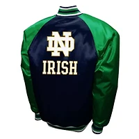 NCAA Franchise Club Notre Dame Fighting Irish Satin Full-Snap Jacket