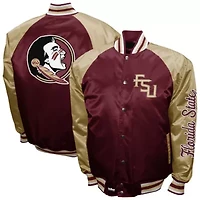 NCAA Franchise Club Florida State Seminoles Satin Full-Snap Jacket