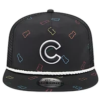 MLB Chicago Cubs Gummy Golfer Trucker Snapback Hat